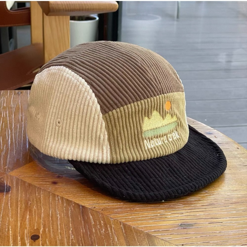 Topi 5 Panel Berpinggiran Pend - Corduroy Cap 5 Panel ulasan dan harga