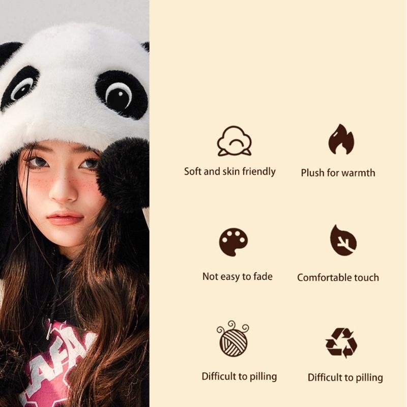 Topi Telinga Panda Topi Penutu - Trapper Hat Ear Flap ulasan dan harga