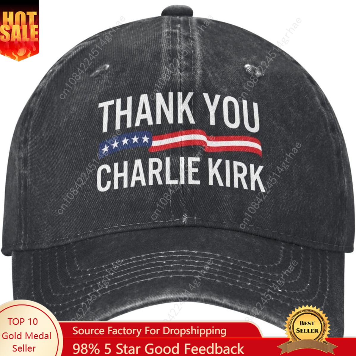 Trewrdt Terima Kasih Charlie K - Dad Hat Cotton ulasan dan harga