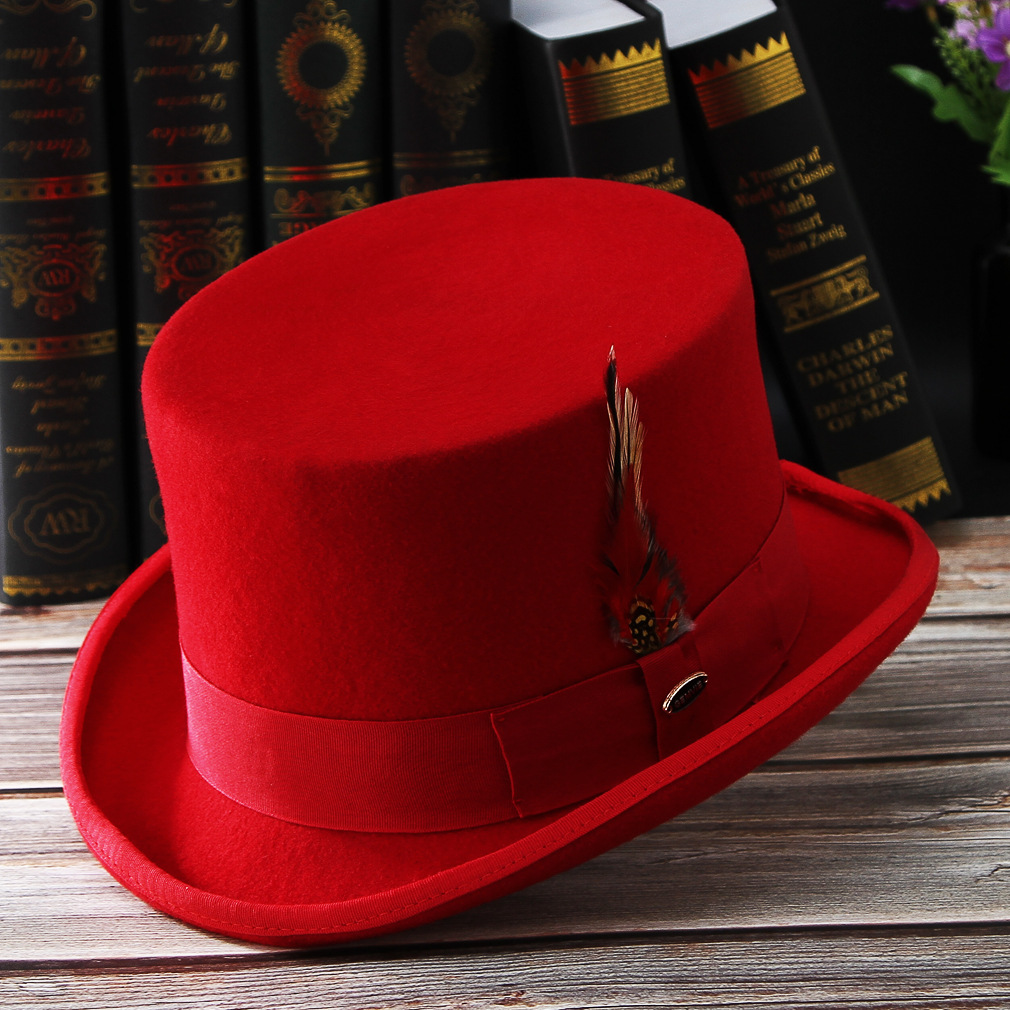 Topi pria baru 100% wol topi F - Fedora Hat Wool ulasan dan harga