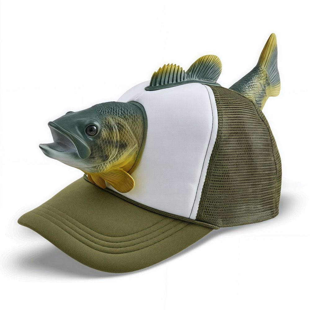 Topi Trucker Hewan Ikan 3D Luc - Trucker Cap Mesh ulasan dan harga