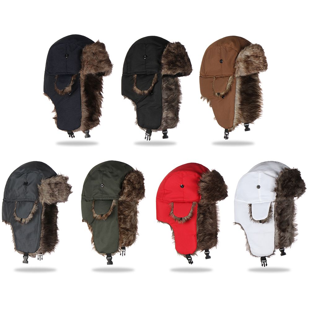 Topi Musim Dingin Ushanka Rusi - Winter Trapper Hat ulasan dan harga