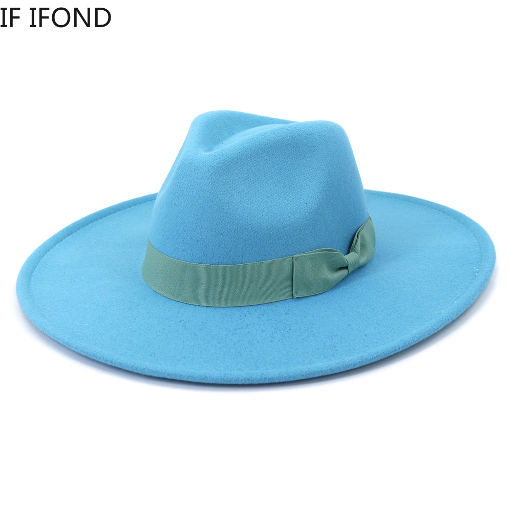Topi Wanita Pinggiran Lebar Be - Fedora Hat Wool ulasan dan harga