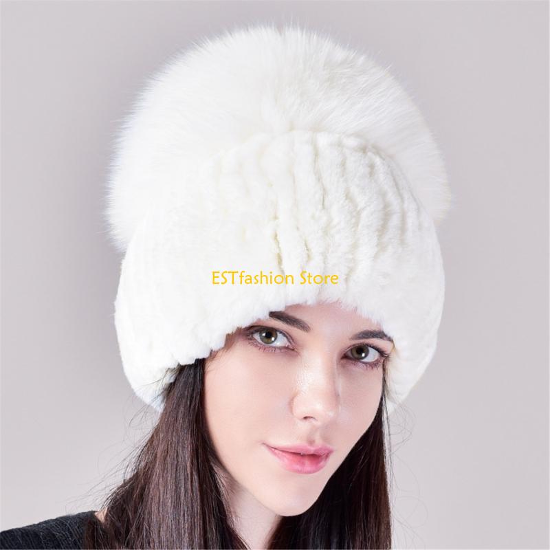 Y5GC Topi Rajut Antik Topi Ber - Winter Trapper Hat ulasan dan harga