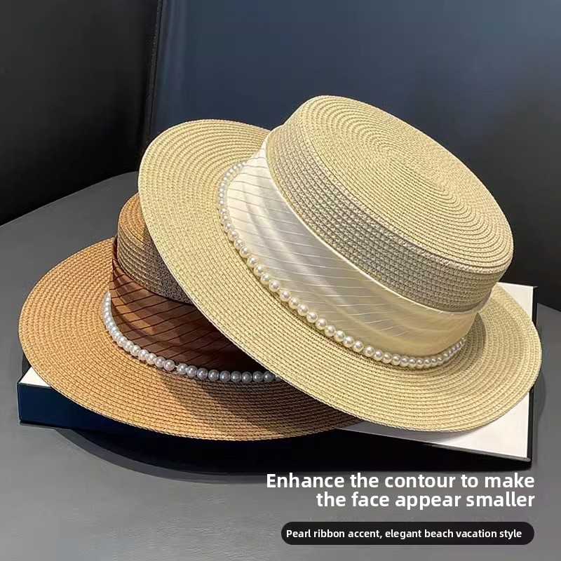Topi Jerami Wanita Gaya Retro  - Sun Hat Wide Brim ulasan dan harga