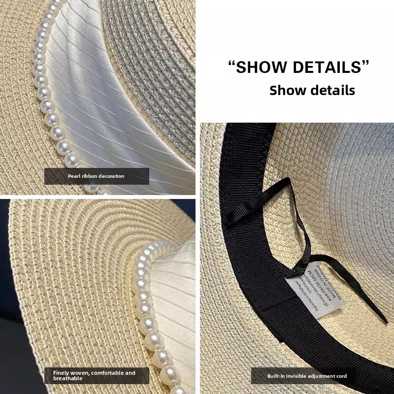 Topi Jerami Wanita Gaya Retro  - Sun Hat Wide Brim ulasan dan harga