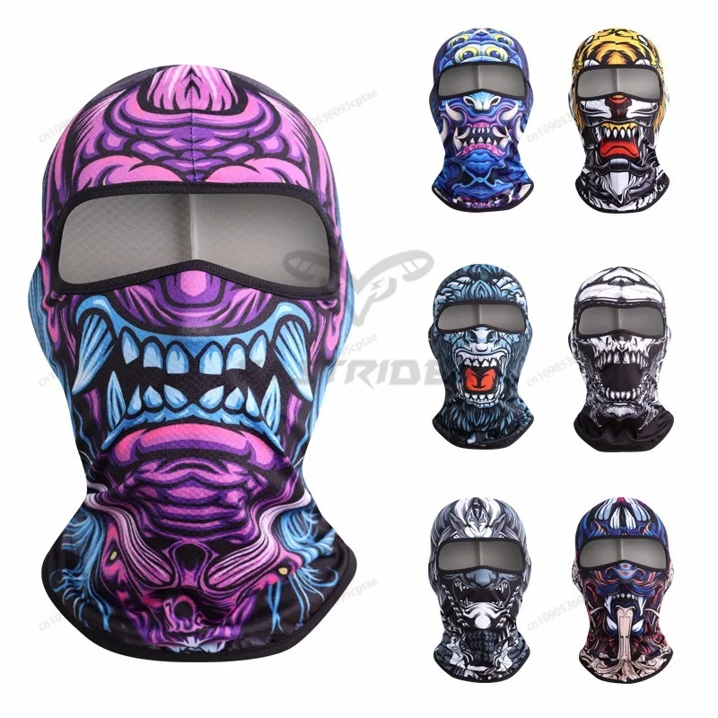 Topi Penutup Wajah Penuh Tengk - Skull Cap Helmet Liner ulasan dan harga