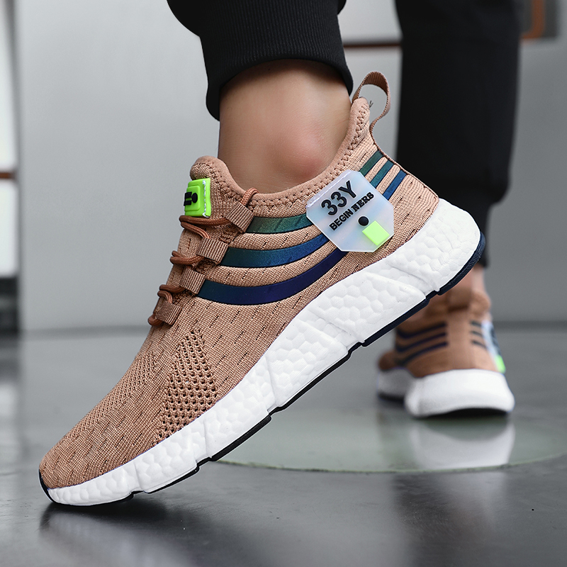 Sepatu Sneakers pria kasual mu - Running Cap Lightweight ulasan dan harga