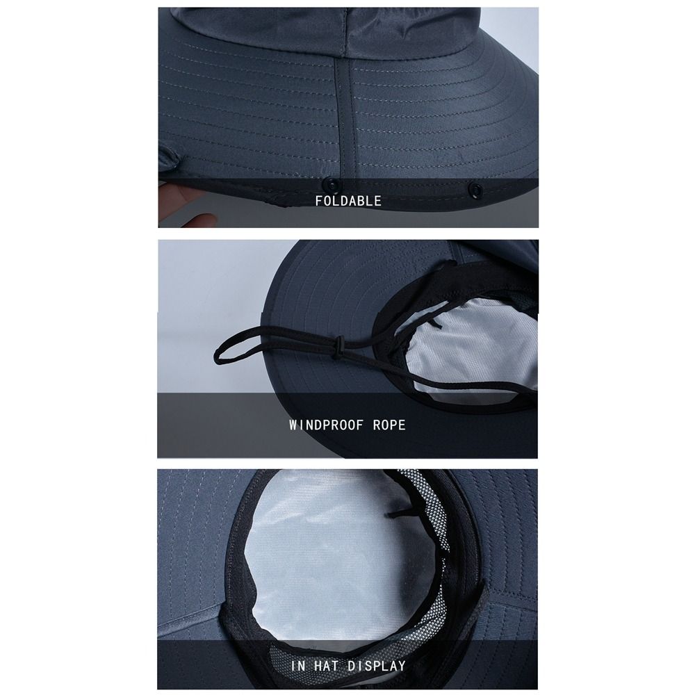 Topi Matahari Pria Bahan Kain  - Visor Sun Hat ulasan dan harga