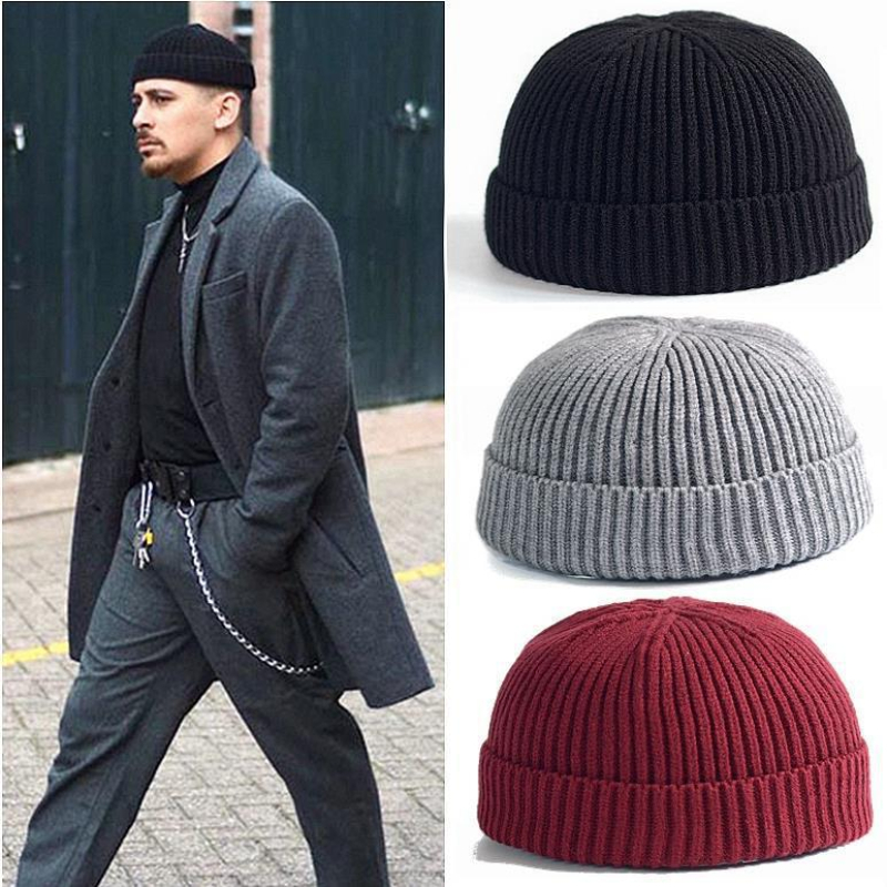 Topi Rajut Musim Dingin Hangat - Beanie Cuffed Knit ulasan dan harga