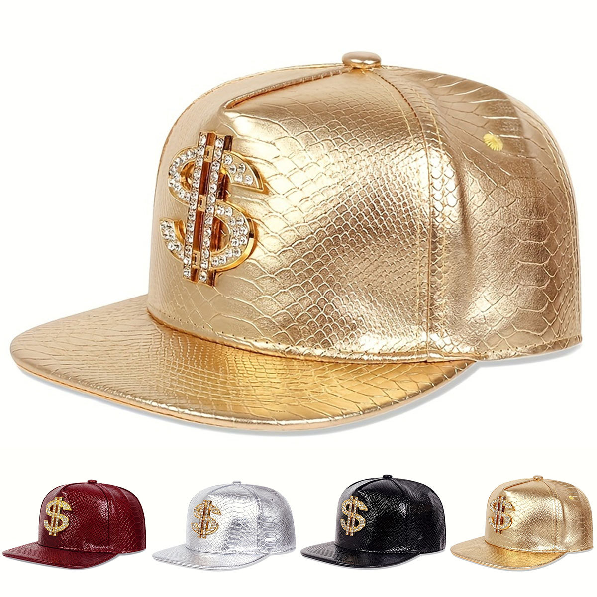 Topi Bisbol Tanda Dolar Metali - Baseball Cap Structured ulasan dan harga