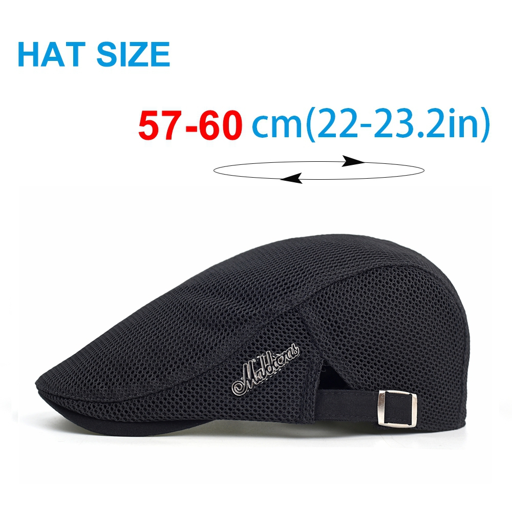 Topi Newsboy Jaring Bernapas M - Newsboy Cap Ivy ulasan dan harga