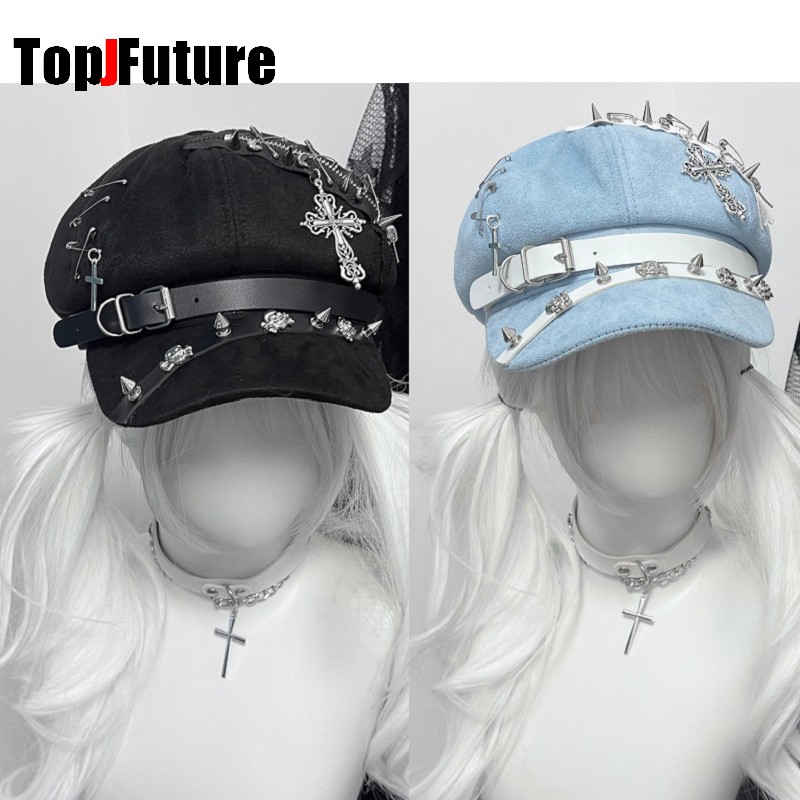 Topi Oktagonal Harajuku Wanita - Dad Hat Cotton ulasan dan harga