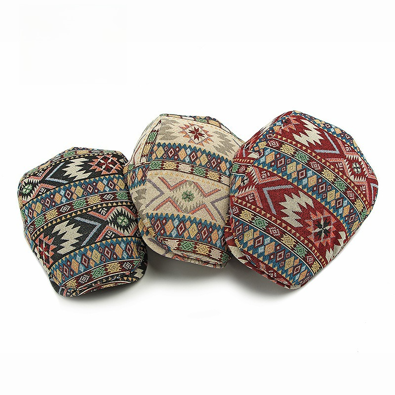Topi Datar Motif Geometris Etn - Newsboy Cap Ivy ulasan dan harga