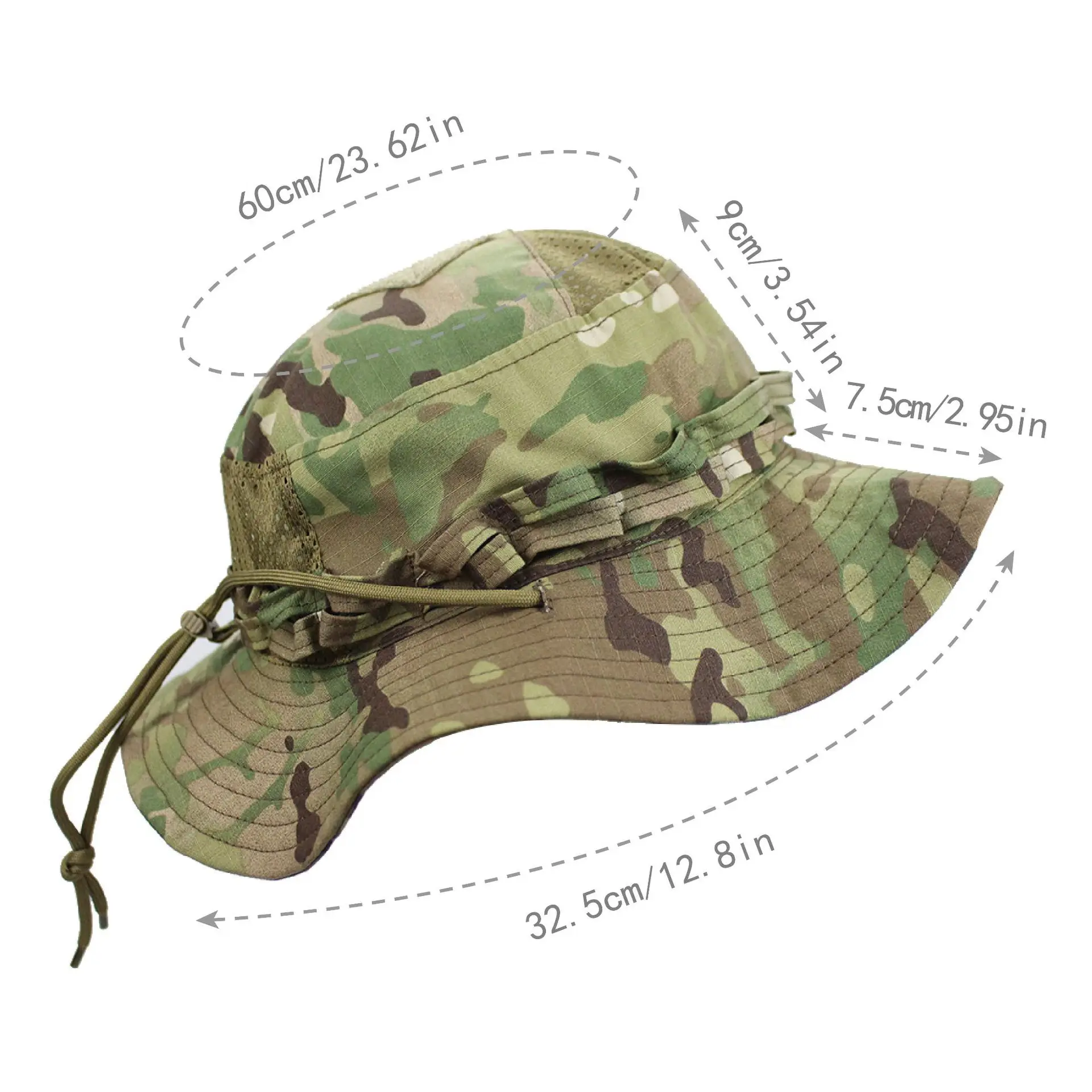 Topi Boonie Kamuflase Taktis B - Boonie Hat Tactical ulasan dan harga