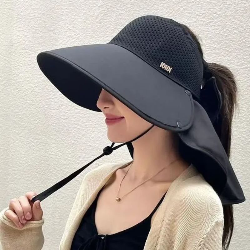 Topi Bucket Wanita Musim Panas - Sun Hat Wide Brim ulasan dan harga