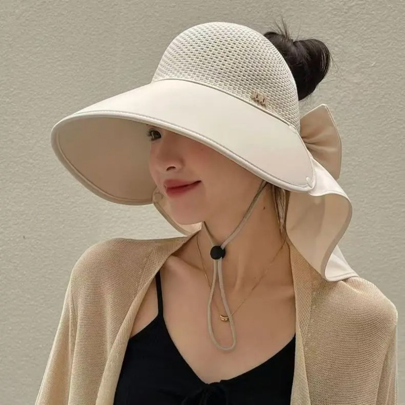 Topi Bucket Wanita Musim Panas - Sun Hat Wide Brim ulasan dan harga