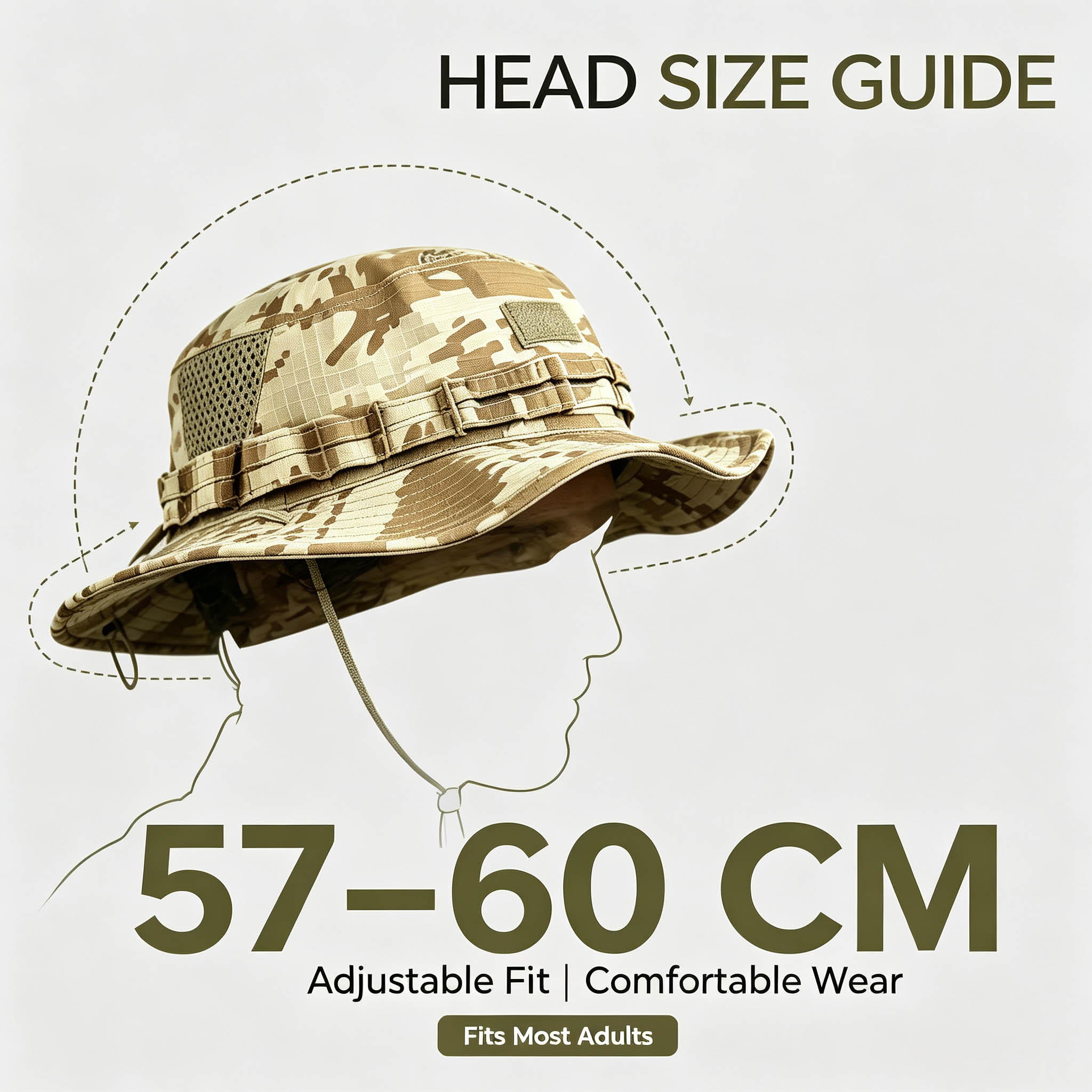 Topi Boonie Taktis untuk Pria, - Boonie Hat Tactical ulasan dan harga