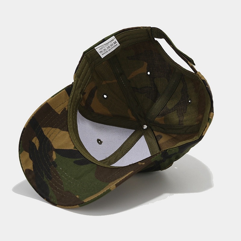 Topi Bisbol Kamuflase Hutan, T - Dad Hat Cotton ulasan dan harga
