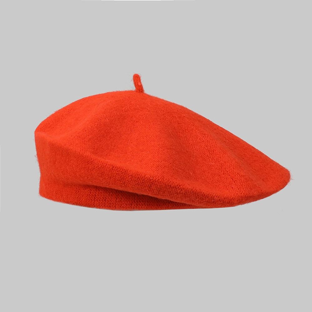 Topi Baret Wol Musim Dingin Ha - Beret French Wool ulasan dan harga