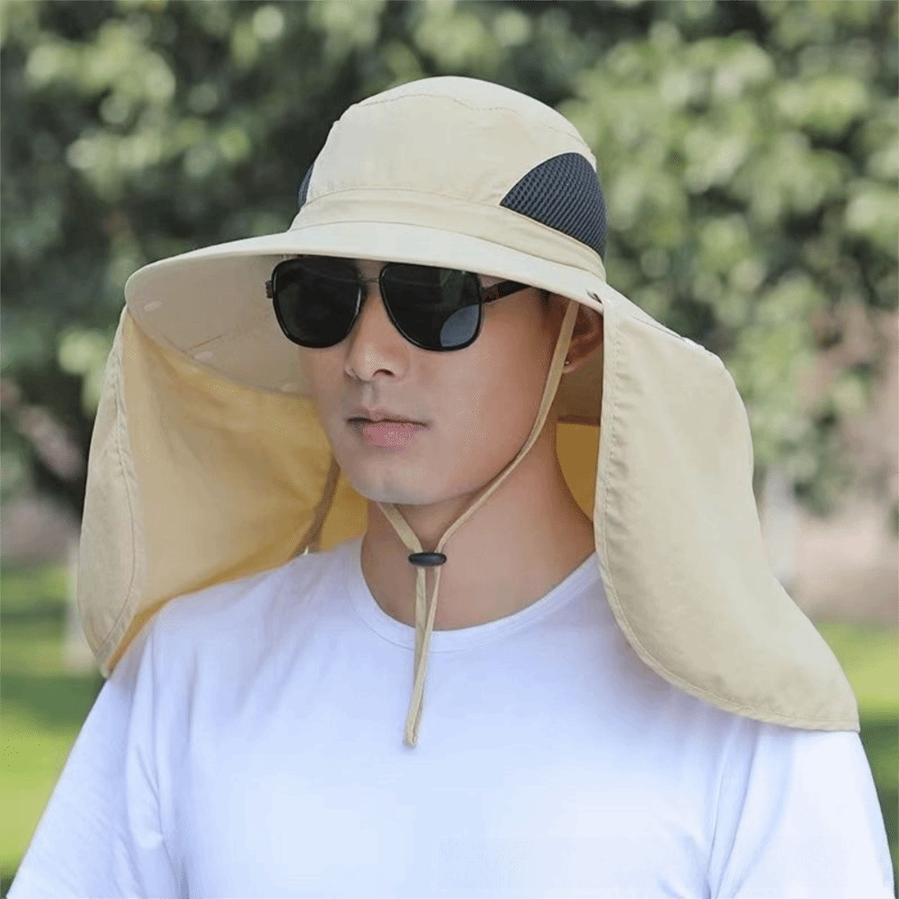 Topi Matahari Pria Kain Dapat  - Visor Sun Hat ulasan dan harga
