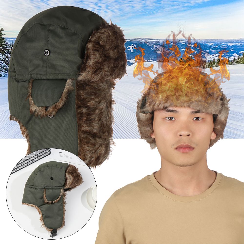 Topi Ski dengan Penutup Teling - Winter Trapper Hat ulasan dan harga