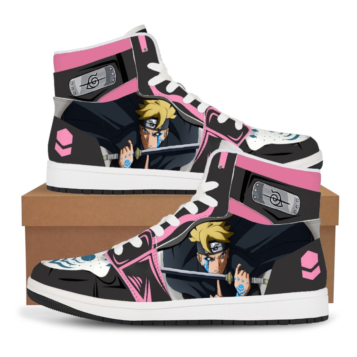 Sepatu High-Tops Anime Naruto  - Snapback Hat Flat ulasan dan harga