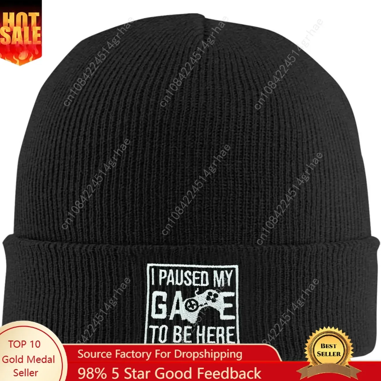 Topi Beanie Bordir Ikan, Topi  - Beanie Cuffed Knit ulasan dan harga