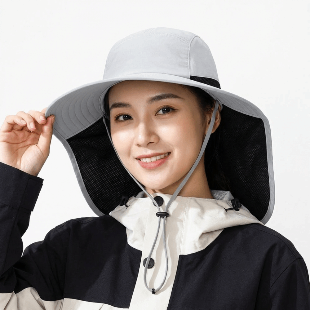 Topi Matahari Luar Ruangan Ber - Sun Hat Wide Brim ulasan dan harga