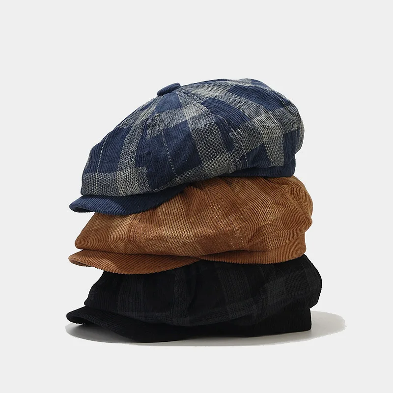 Corduroy topi Cabbie model kor - Newsboy Cap Ivy ulasan dan harga