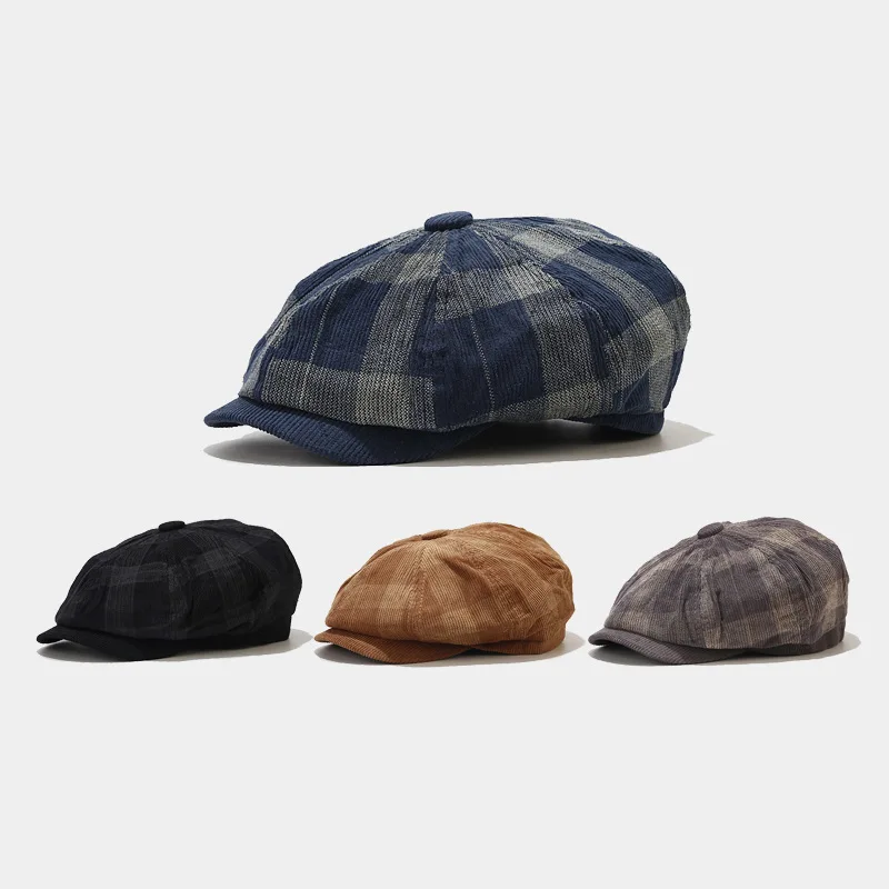 Corduroy topi Cabbie model kor - Newsboy Cap Ivy ulasan dan harga