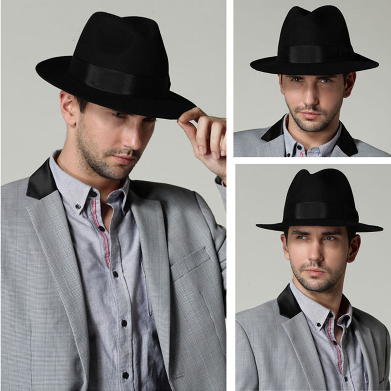 Keluaran Terbaru Topi Koboi Al - Fedora Hat Wool ulasan dan harga