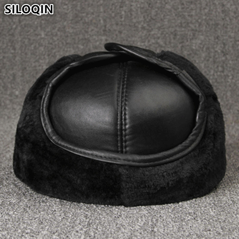 Topi Kulit Asli Topi Bomber Ha - Winter Trapper Hat ulasan dan harga