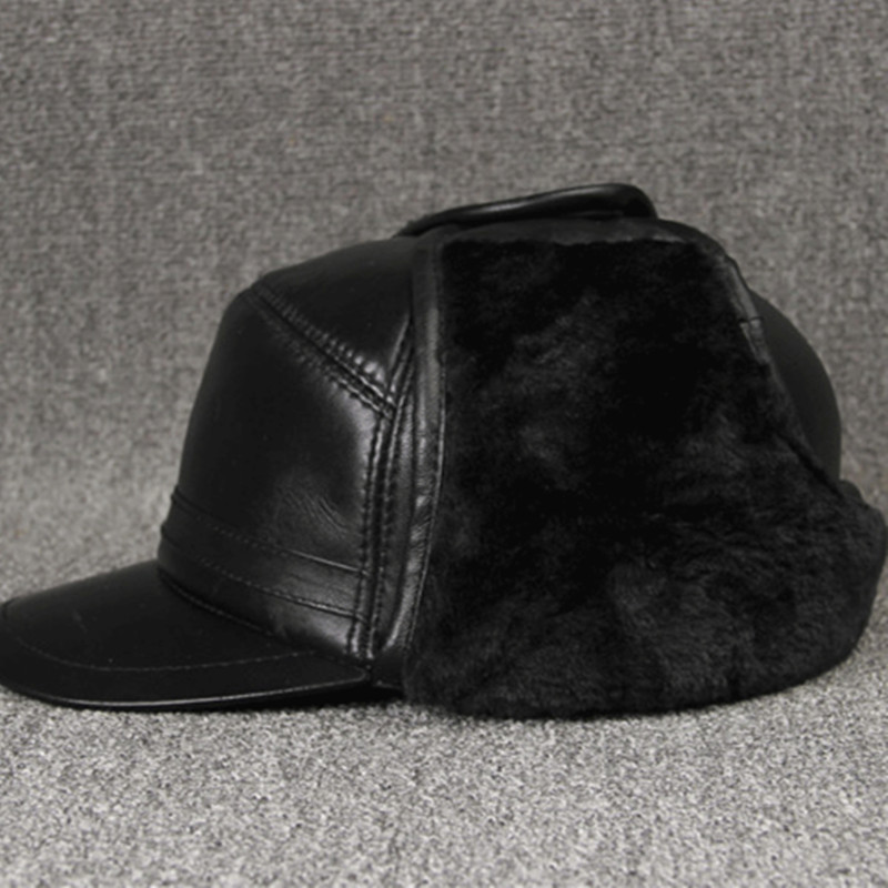 Topi Kulit Asli Topi Bomber Ha - Winter Trapper Hat ulasan dan harga
