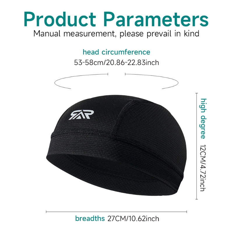 Topi Kupluk Pendingin Pria Bar - Skull Cap Helmet Liner ulasan dan harga