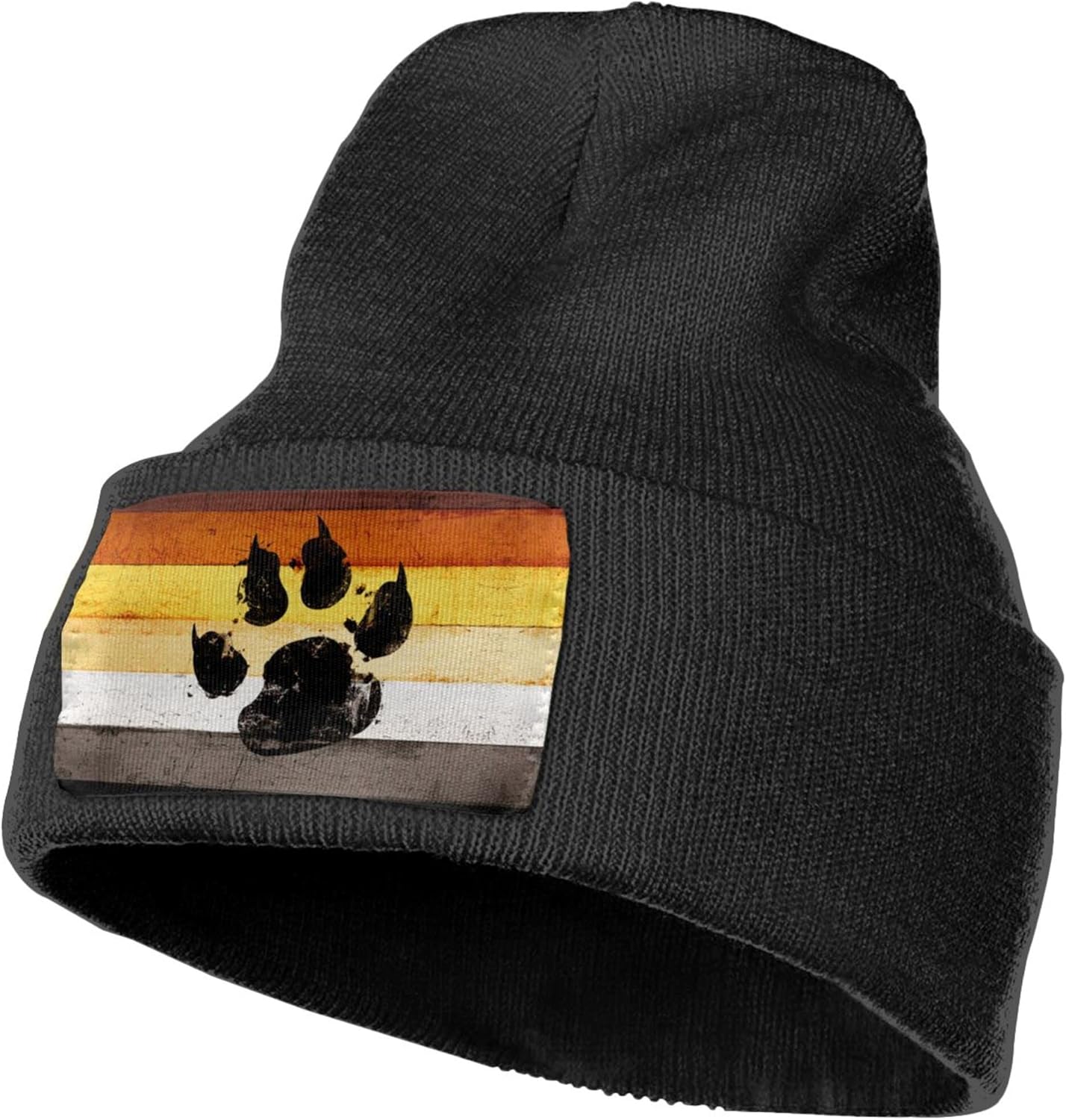 Topi Rajut Motif Gay Flag Bear - Beanie Cuffed Knit ulasan dan harga