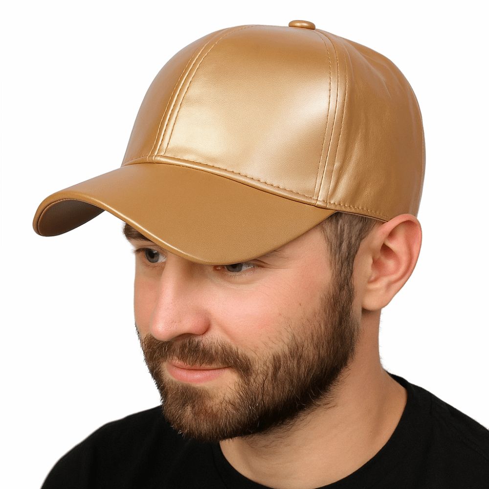 Topi Bisbol Solid PU Modis Top - Baseball Cap Structured ulasan dan harga