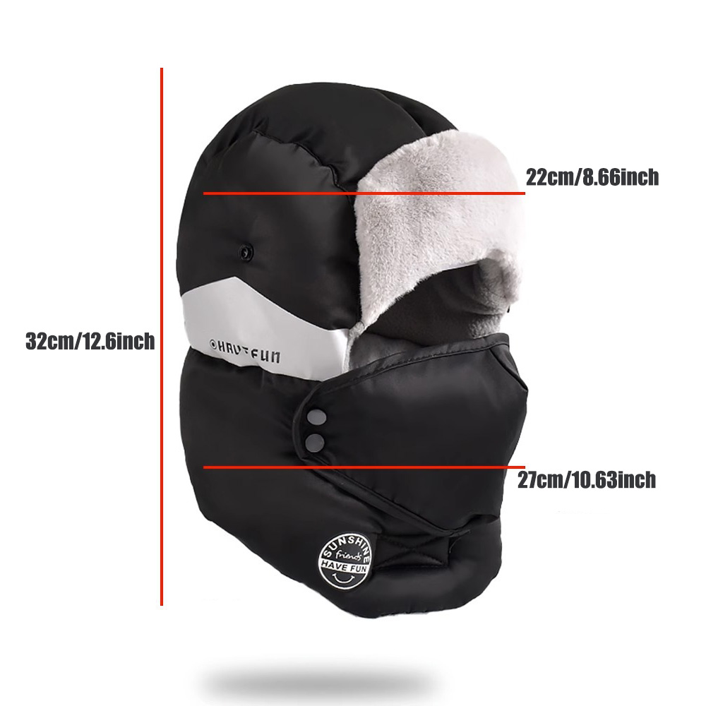 Topi Ski Musim Dingin Pria Ber - Winter Trapper Hat ulasan dan harga