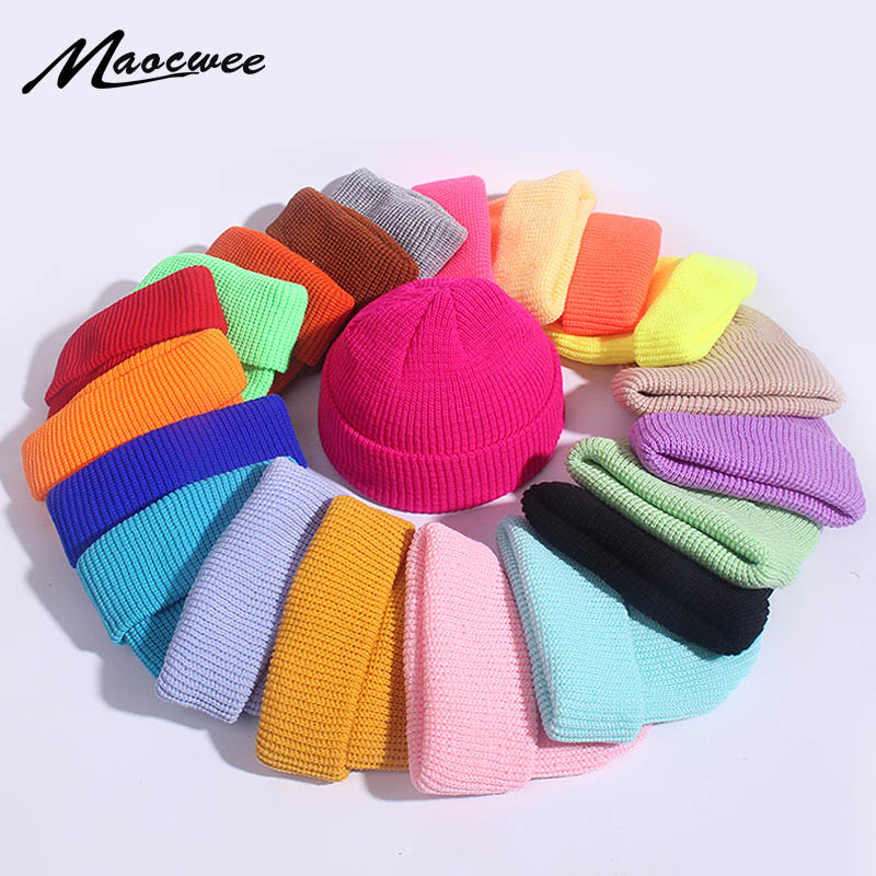 Unisex Musim Dingin Anak Berus - Beanie Cuffed Knit ulasan dan harga