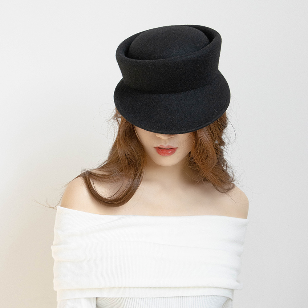 Topi Felt Wol Gaya Prancis, To - Beret French Wool ulasan dan harga