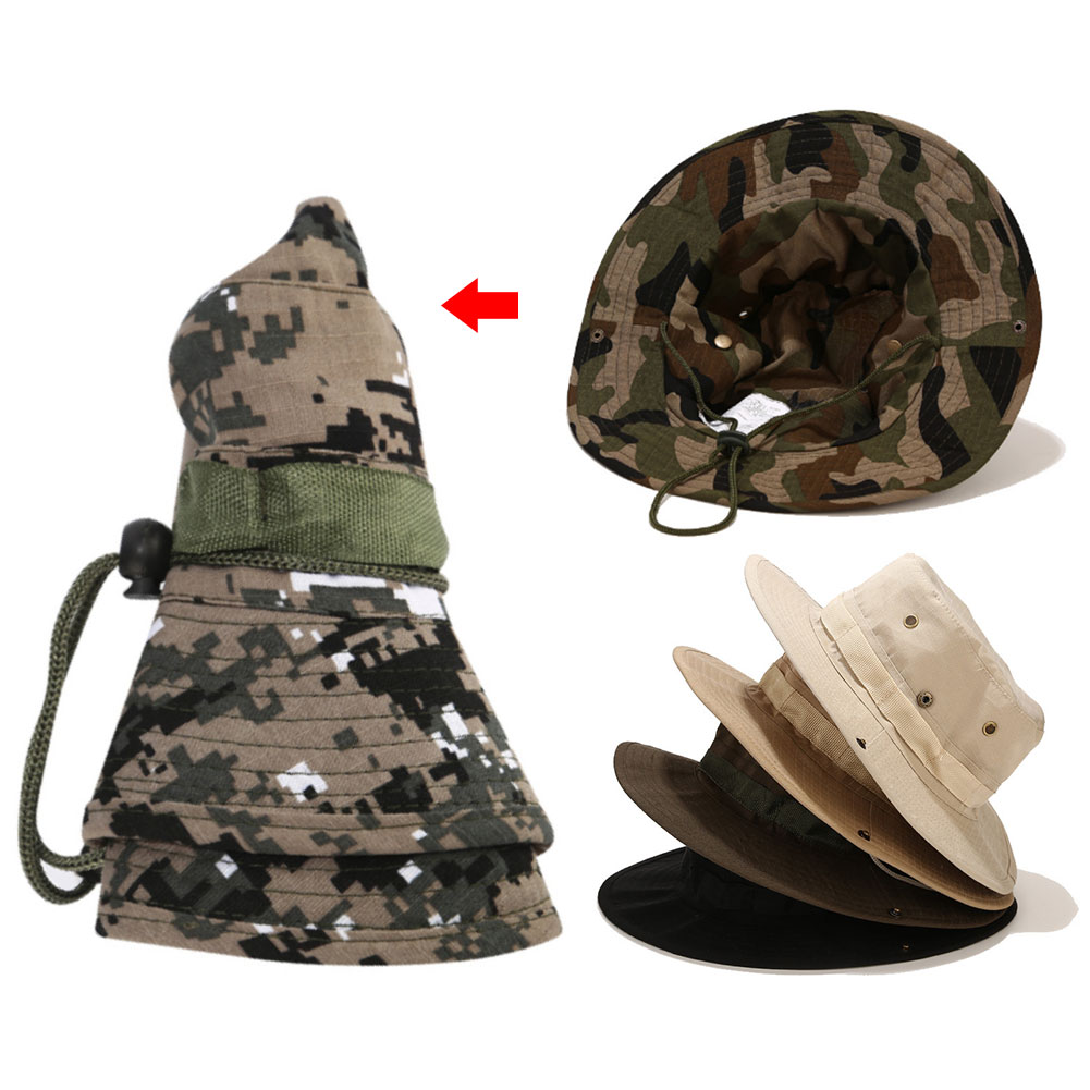 Topi Boonie Kamuflase Pria Tak - Boonie Hat Tactical ulasan dan harga