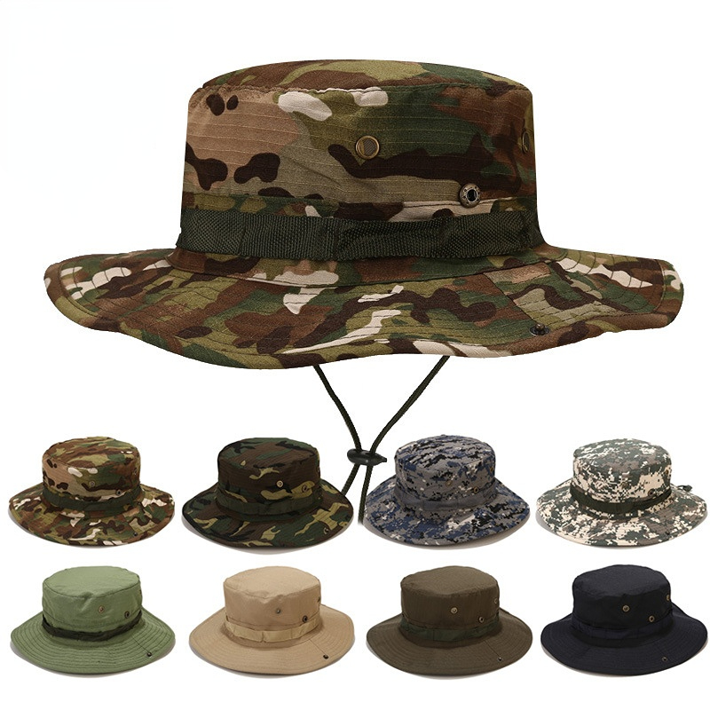 Topi Boonie Kamuflase Pria Tak - Boonie Hat Tactical ulasan dan harga
